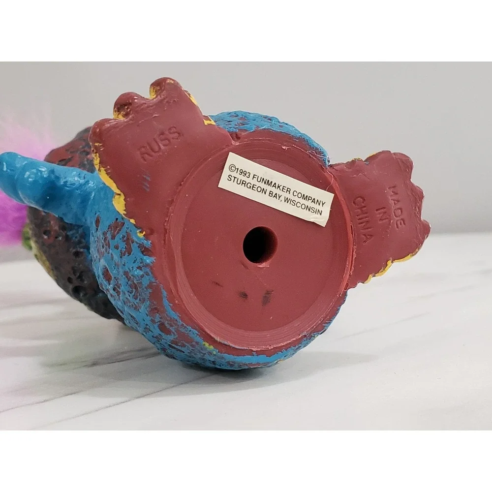 Vintage 1993 Russ Cosmic Critter Purple Feelie Greeble Monster Troll Alien‎ Toy